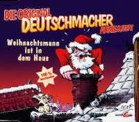 Weihnachtsmann ist in dem Haus