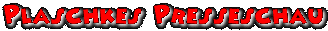 Plaschkes Presseschau